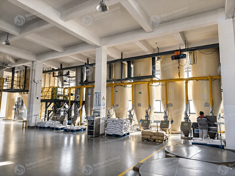 filling and packaging connection